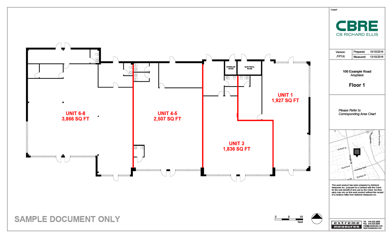 Retail Sample Floor Plan