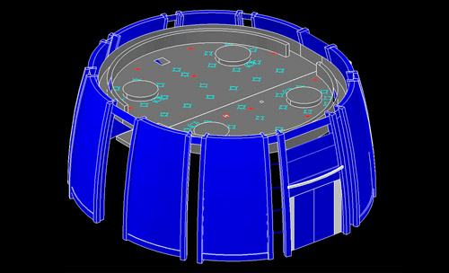 As-Built 3D CAD Models of Complex Spaces